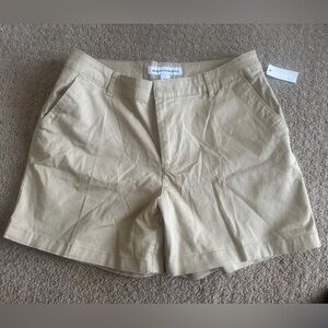 Amazon Essentials Tan Bermuda Shorts Lightweight Relaxed Fit